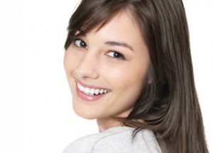 A beautiful smile using orthodontic treatment.